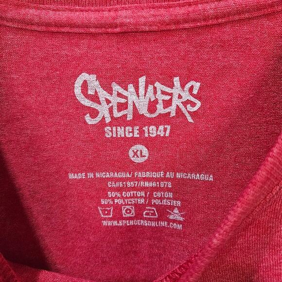 Spencer's You Need To Let That Sh*t Go Short Sleeve Red Tee Size XL - Picture 3 of 6